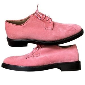 Paul Smith Pink Suede Turner Derby Shoes Size EU 37 / US 6